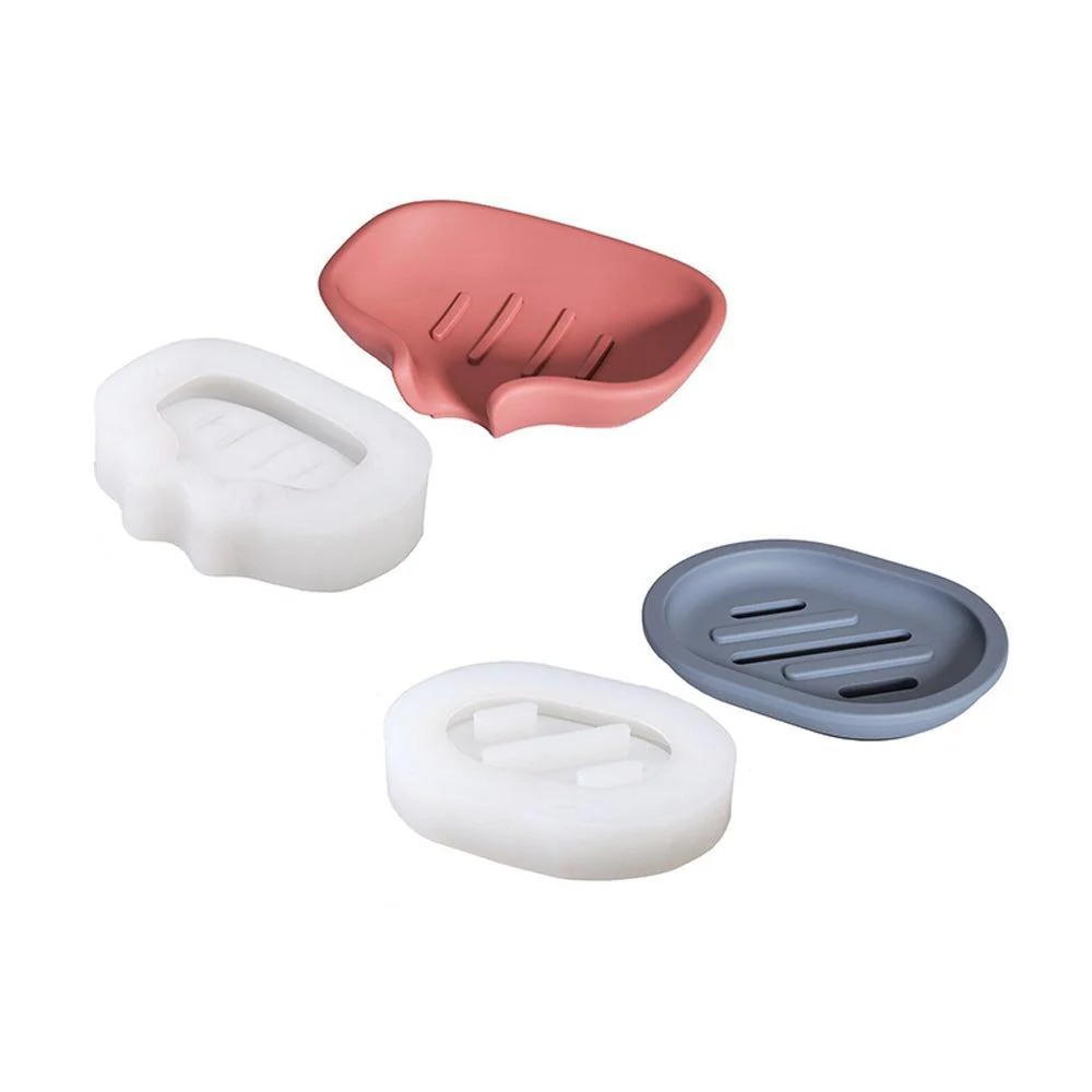 Silicone Cement Soap Dish Mold Concrete Plaster Soap Holder Mould - Image 10