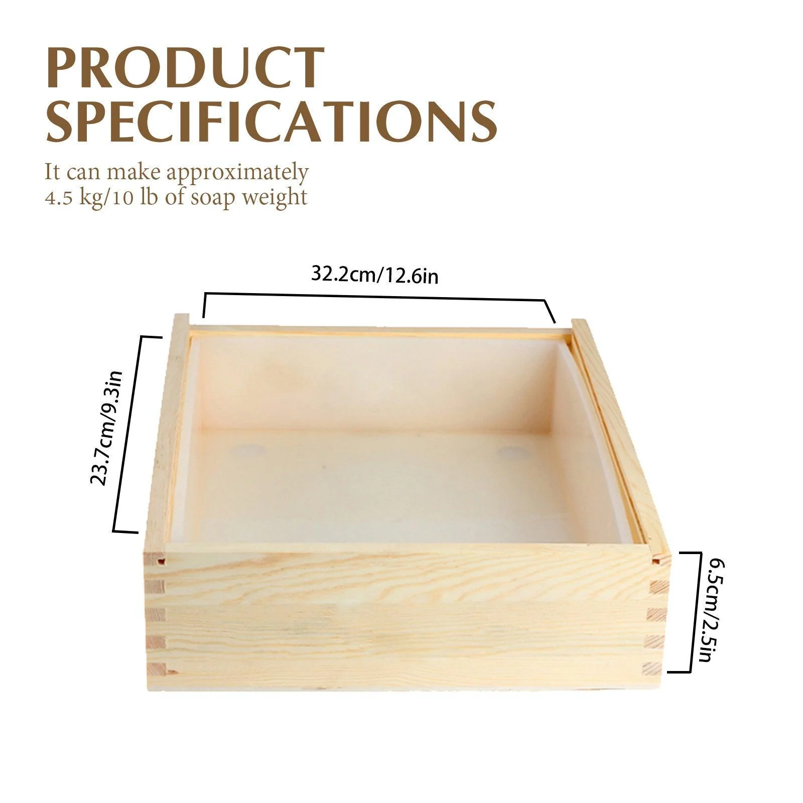 Soap Silicone Molds Big Loaf Bar Mould Liner for 13lb - Image 2