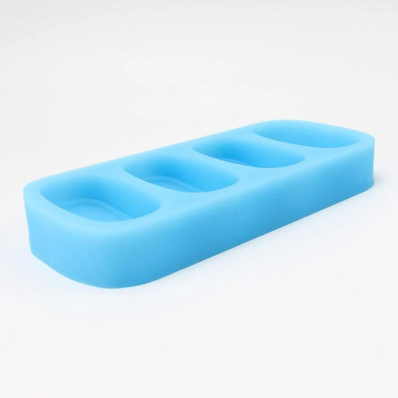 4-Cavity Button Shape Silicone Soap Mold diy Bath Bomb Mould - Image 3