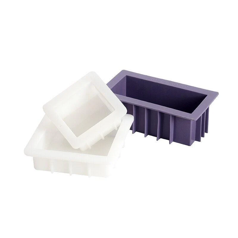 Silicone Soap Mold Flexible Rectangle Loaf Mould - Image 3