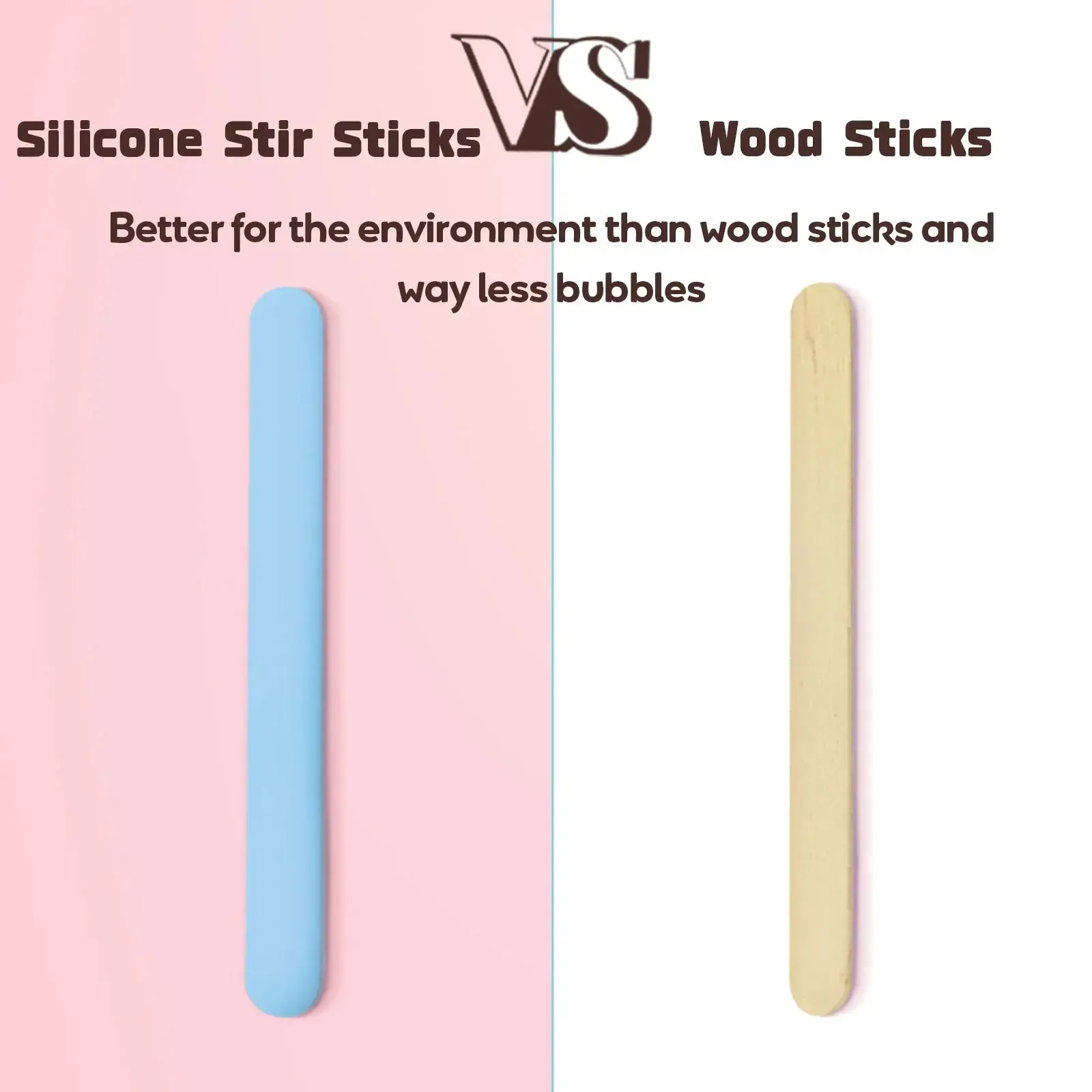 3 Pieces Silicone Stir Stick for Mixing Resin Epoxy Jesmonite - Image 7