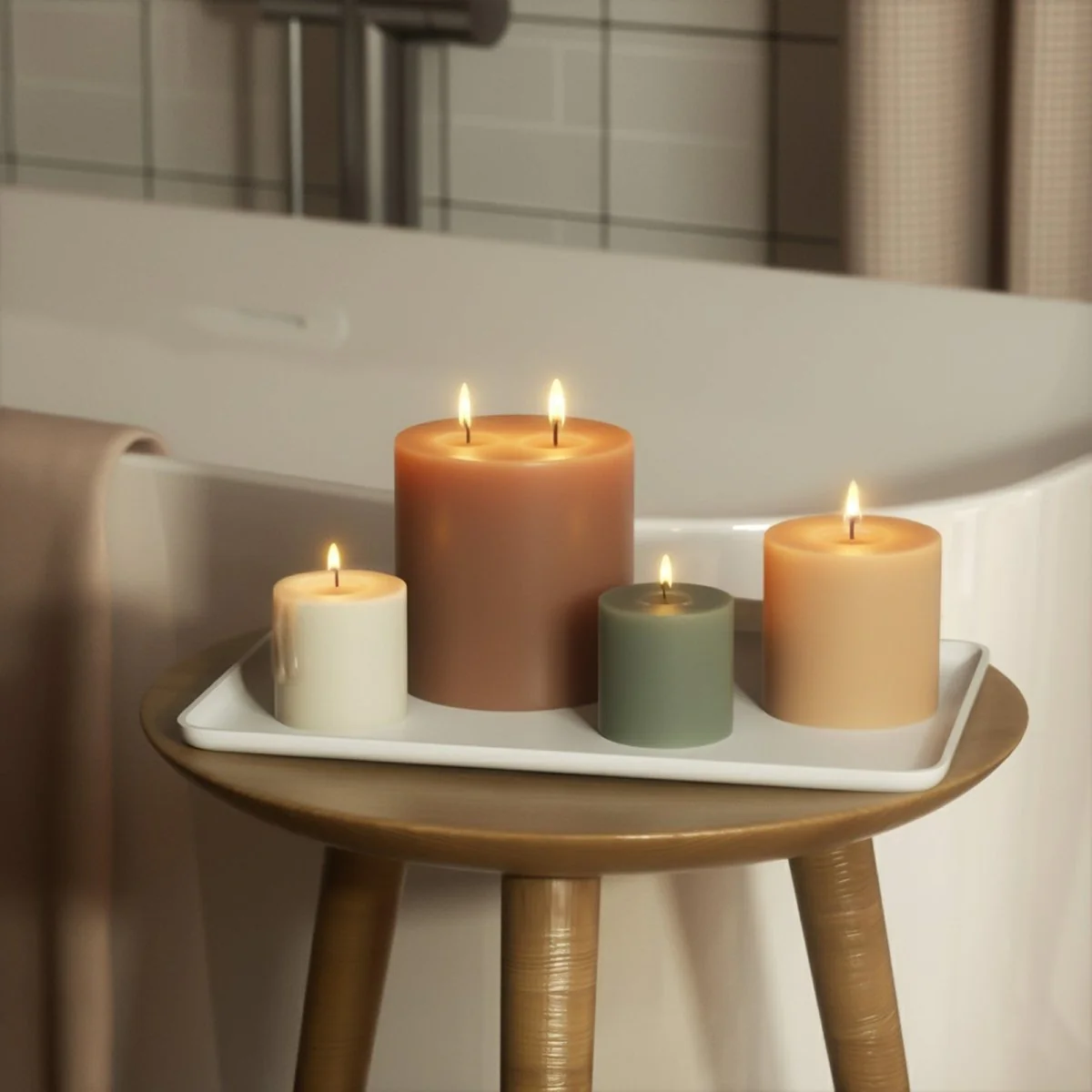Simple Pillar Candle Silicone Mold Collection - Image 3