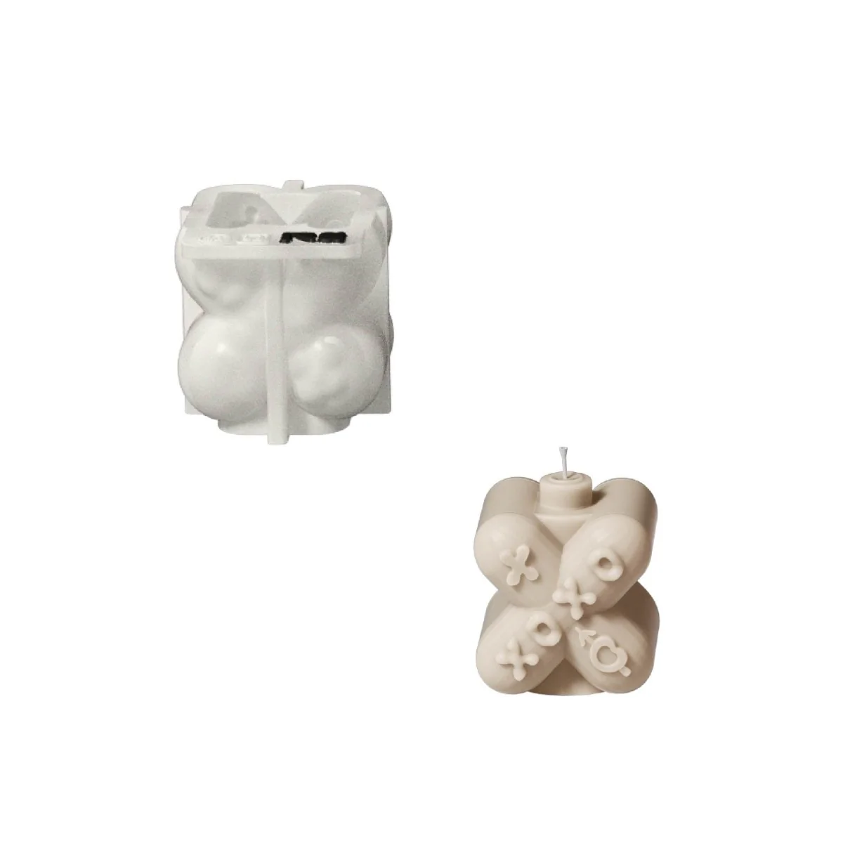 Small Boomy Love Candle Silicone Mold Collection - Image 18