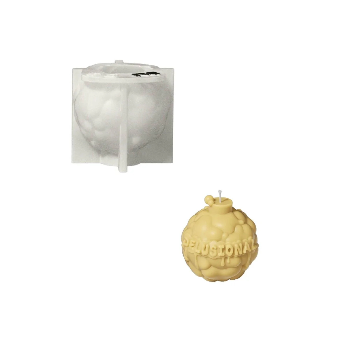Small Boomy Love Candle Silicone Mold Collection - Image 20