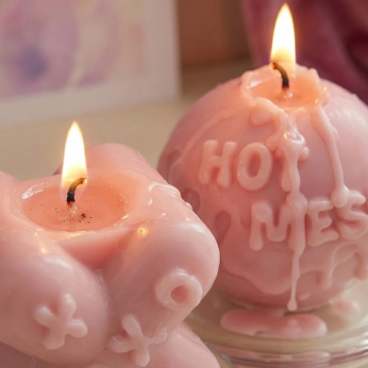 Small Boomy Love Candle Silicone Mold Collection - Image 6