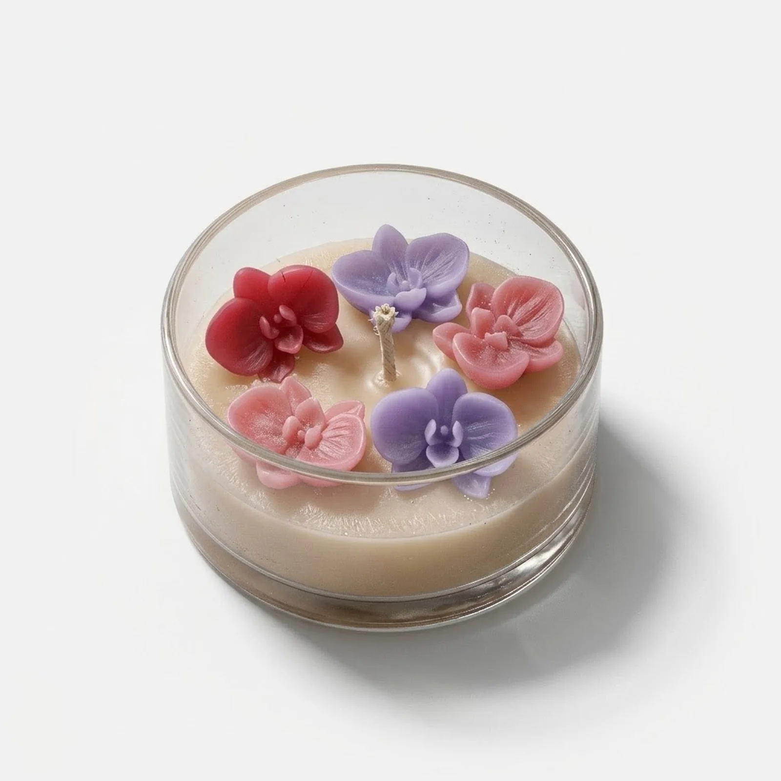 Small Dreamy Orchid Candle Silicone Mold