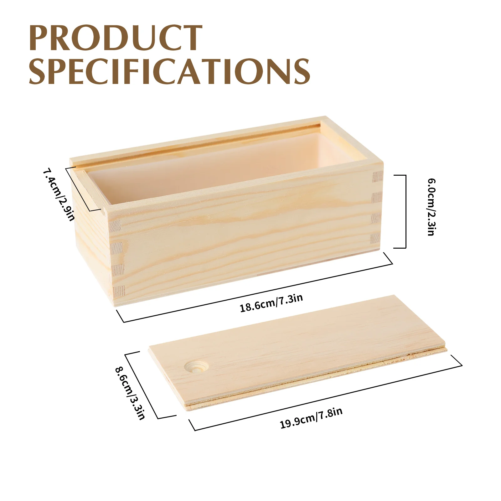 Small Rectangle Loaf Silicone Soap Mold - Image 2
