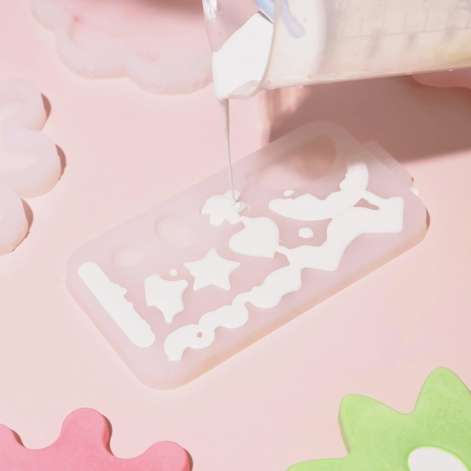 Smiley Coaster Concrete Silicone Mold - Image 4