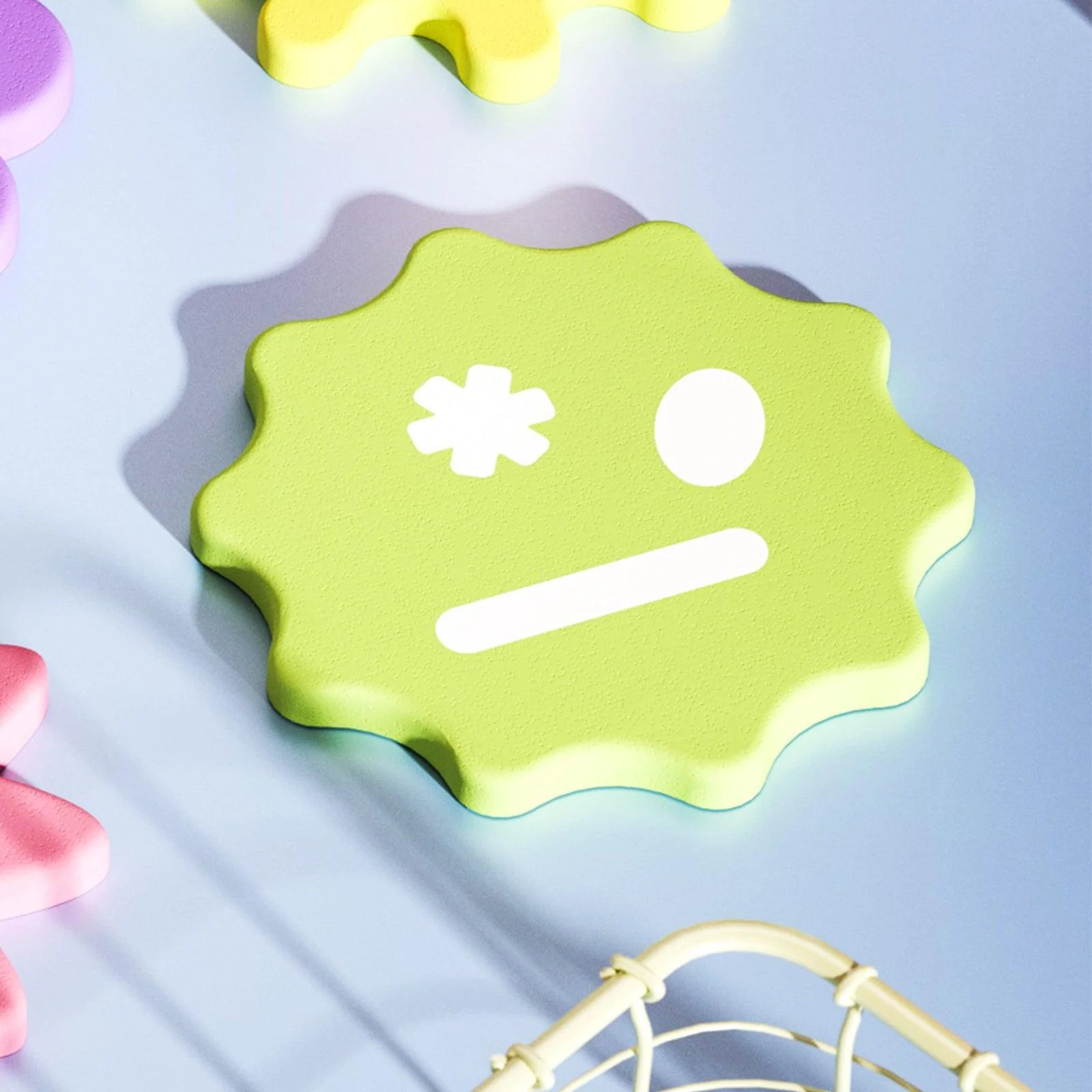 Smiley Coaster Concrete Silicone Mold - Image 9