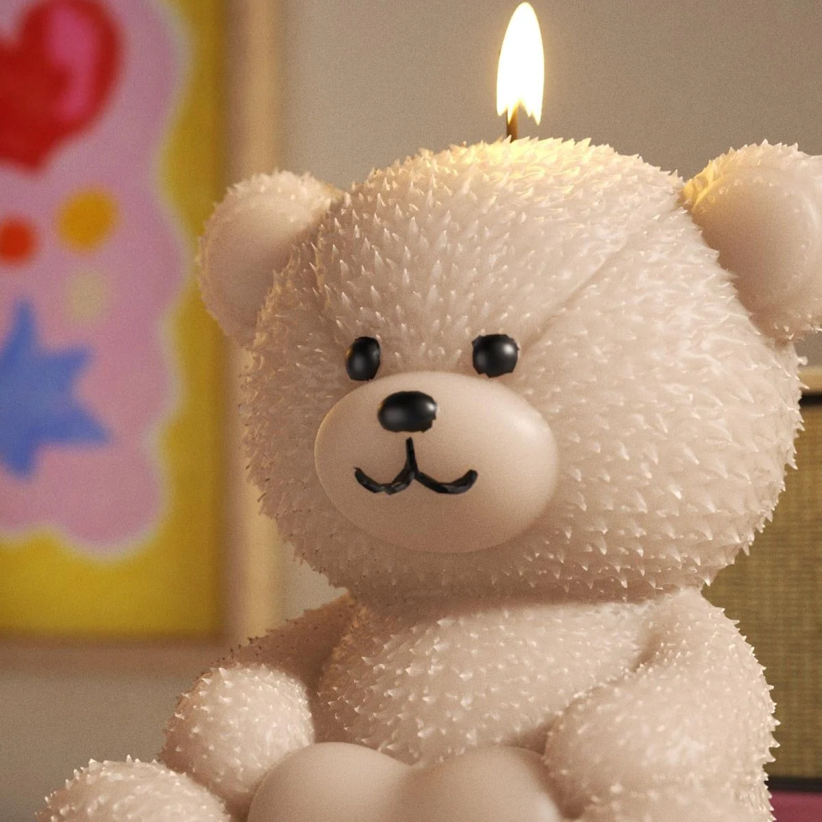 Snuggleheart Bear Candle Silicone Mold - Image 3