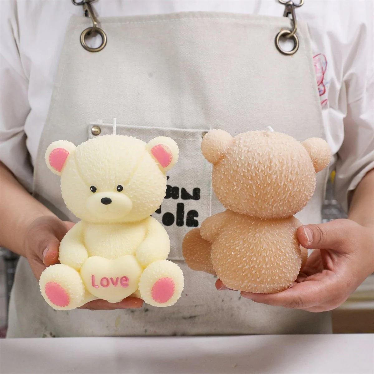 Snuggleheart Bear Candle Silicone Mold - Image 5
