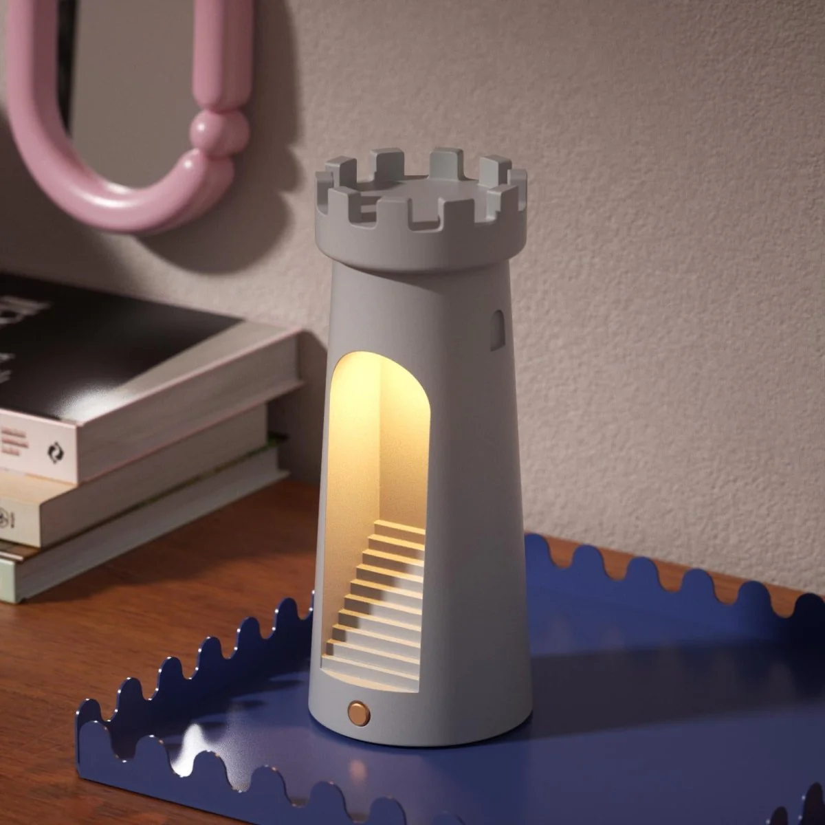 Nautical Lighthouse Dimmable Rechargeable Table Lamp Silicone Mold and Accessories - Image 5