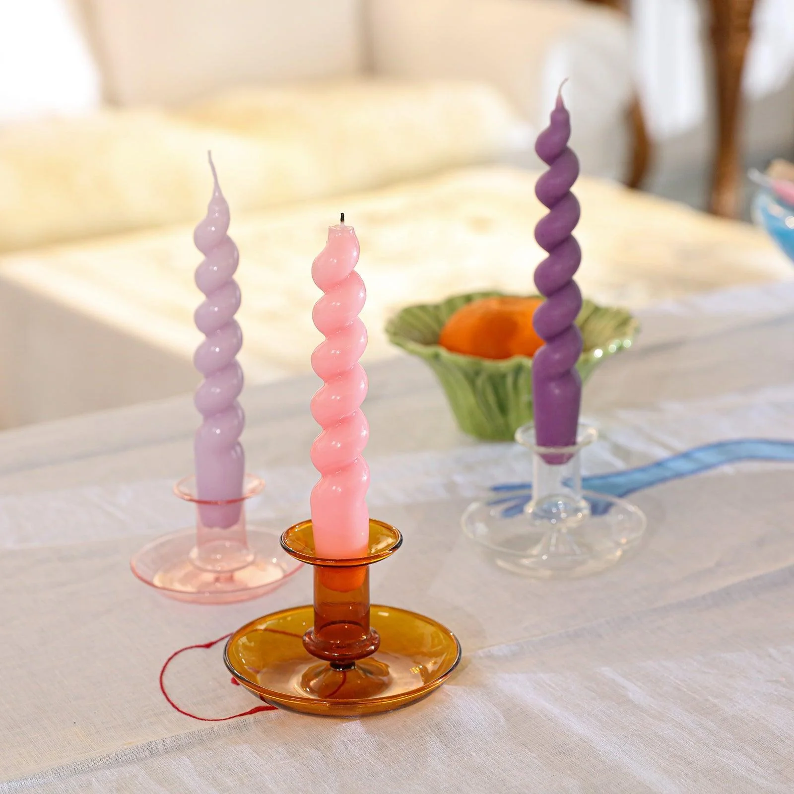Ice Cream Shaped Spiral Taper Candle Silicone Mould - Image 4