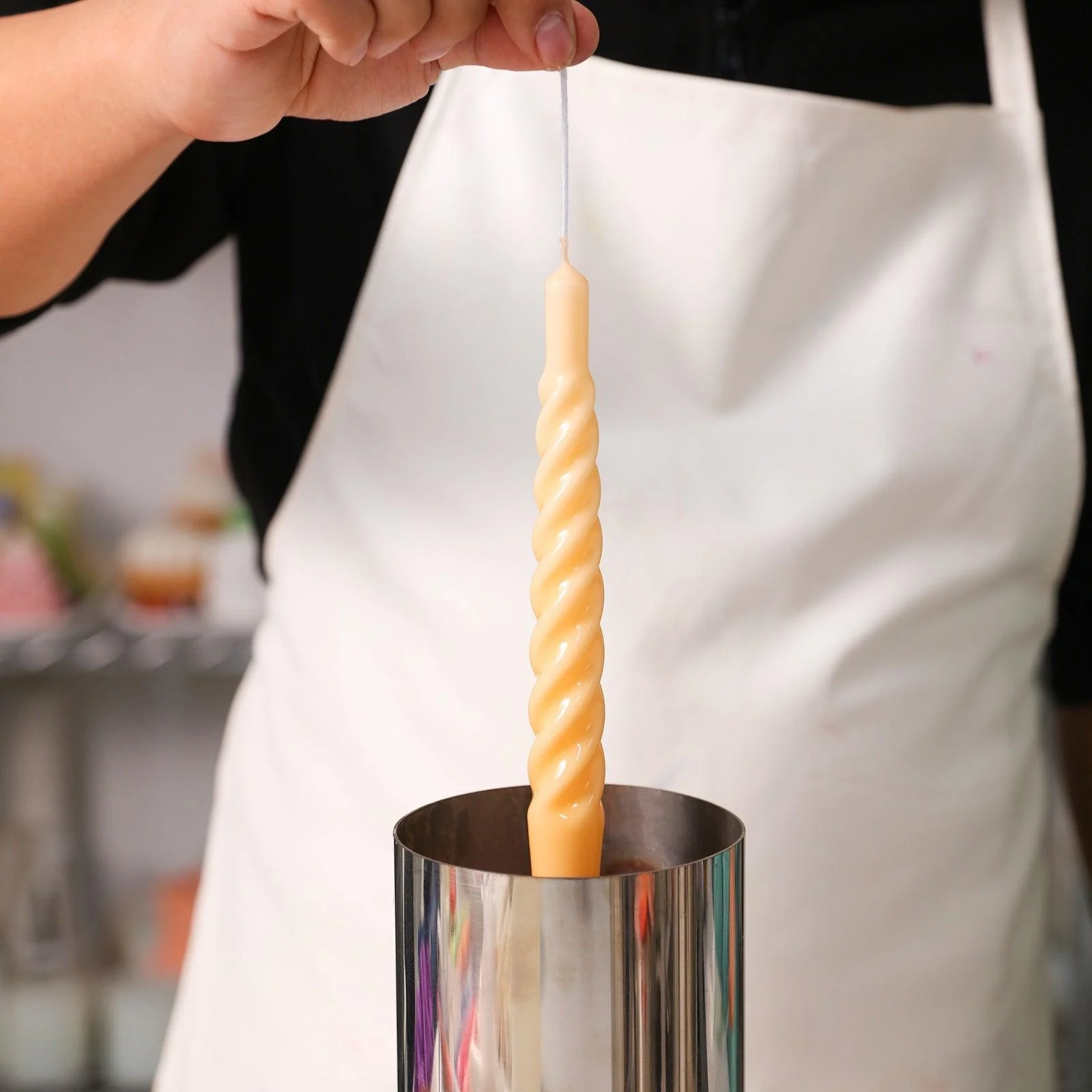 Vines Spiral Taper Candle Silicone Mould - Image 3