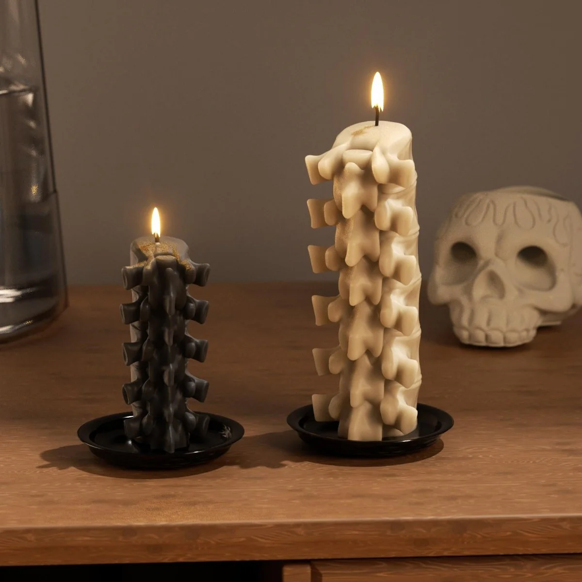 Spooky Spine Candle Silicone Mold Collection - Image 3
