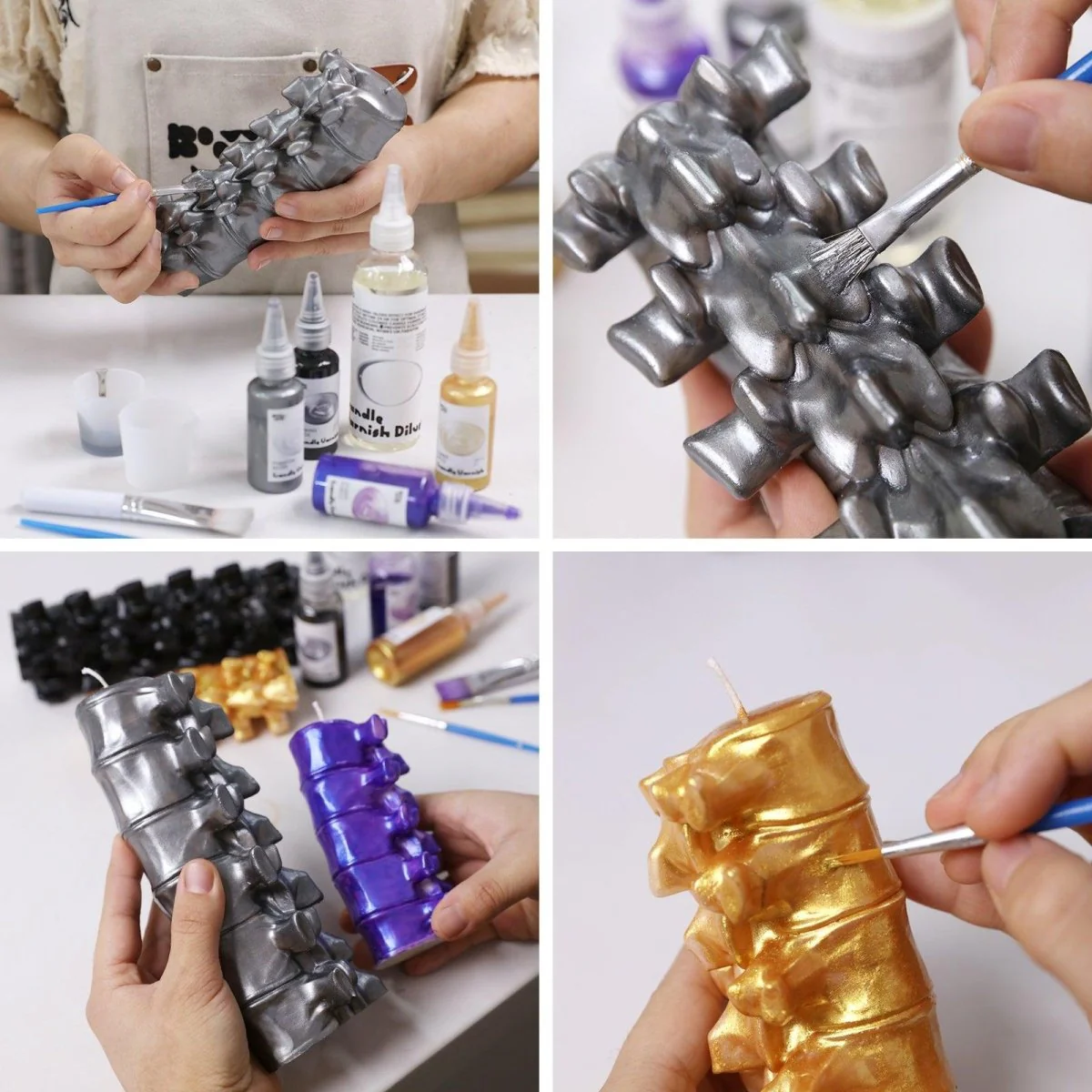 Spooky Spine Candle Silicone Mold Collection - Image 5