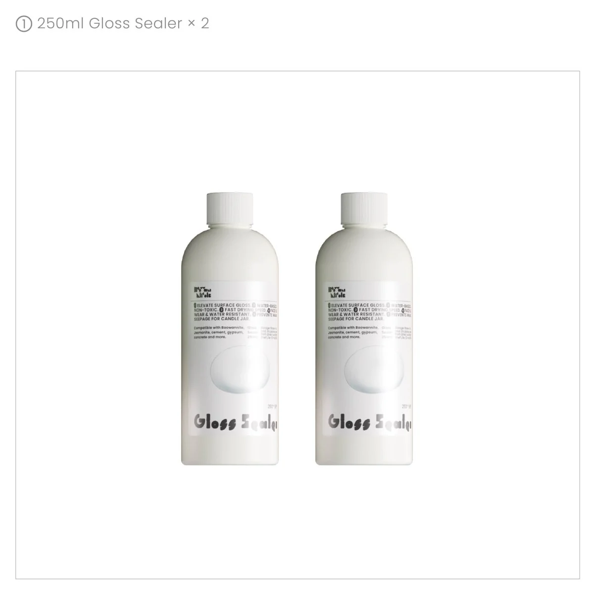 Glitter Colorable Acrylic Gloss Sealer Varnish with Mica Powder Kit-6 of Spring Summer Vibe - Image 11