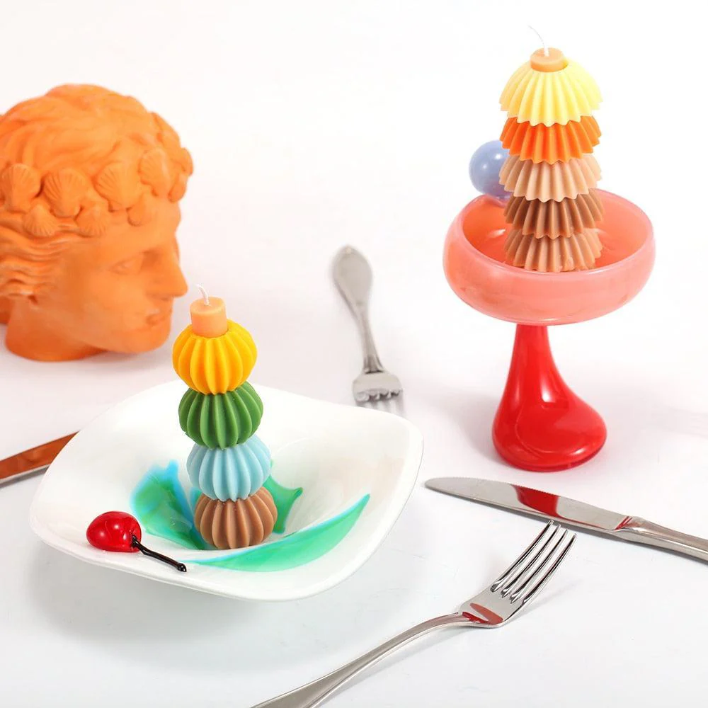 1.7cm Building Blocks Stackable Modular Candle Silicone Mold - Image 6