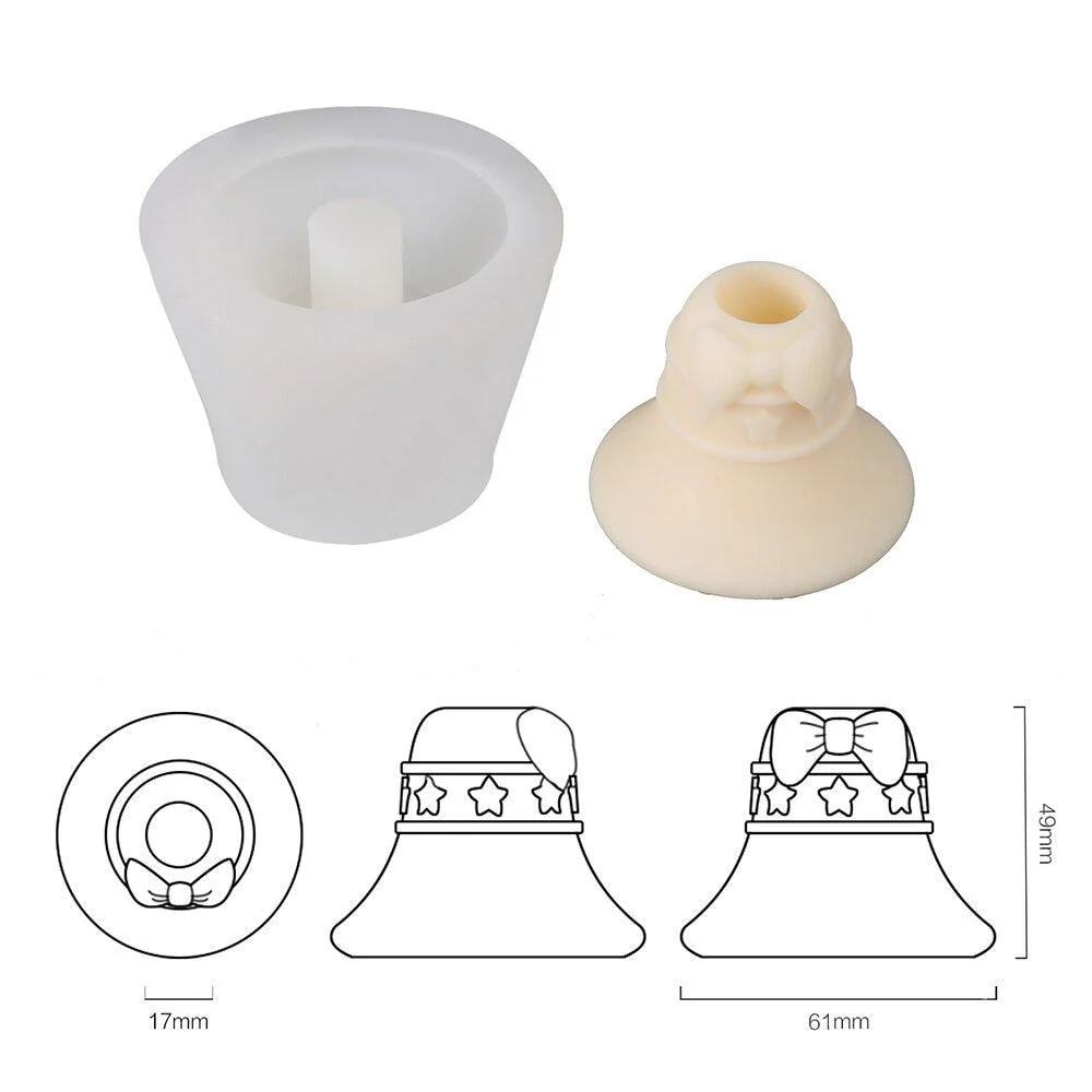 Christmas Themed Building Blocks Stackable Modular Candle Silicone Mold - Image 10
