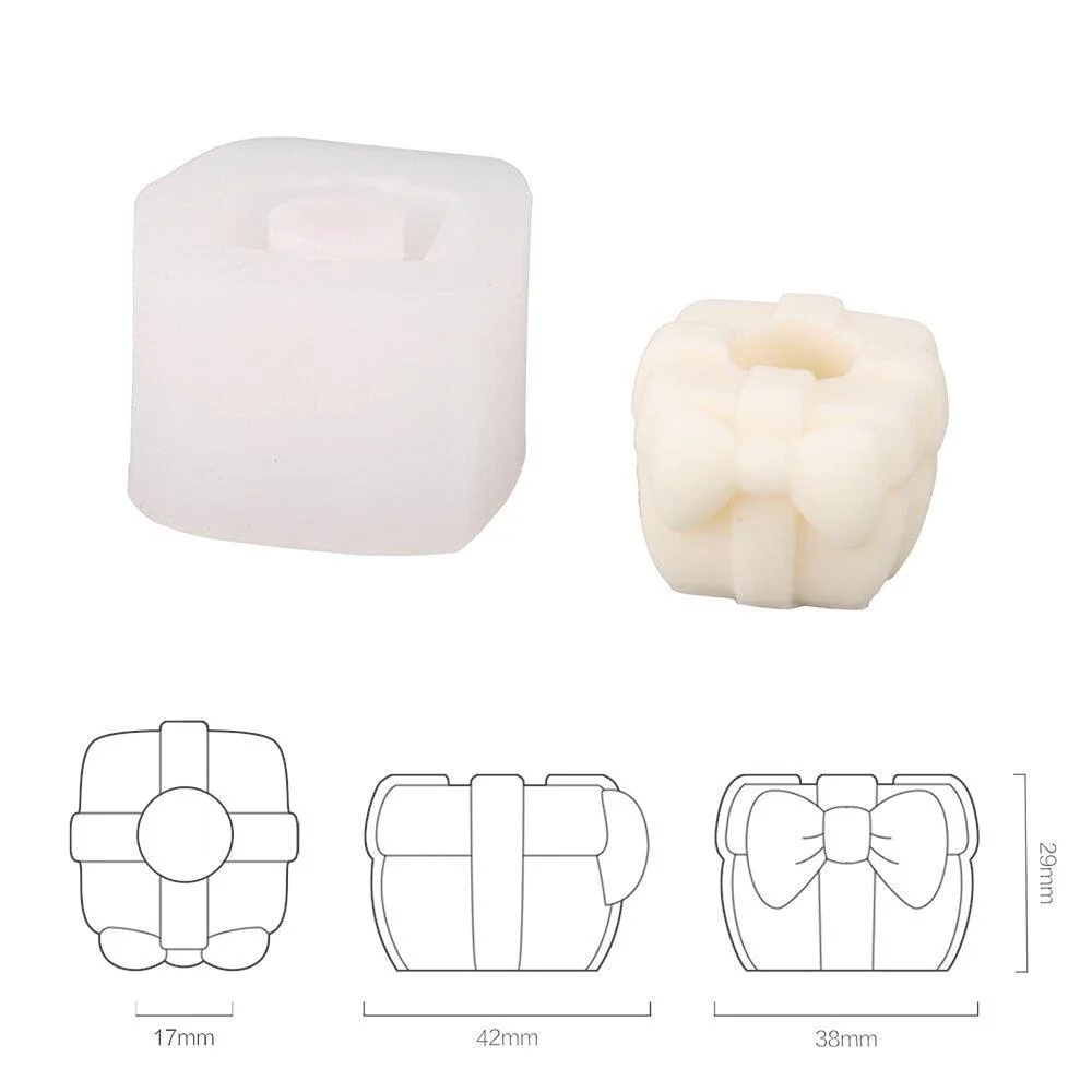 Christmas Themed Building Blocks Stackable Modular Candle Silicone Mold - Image 13