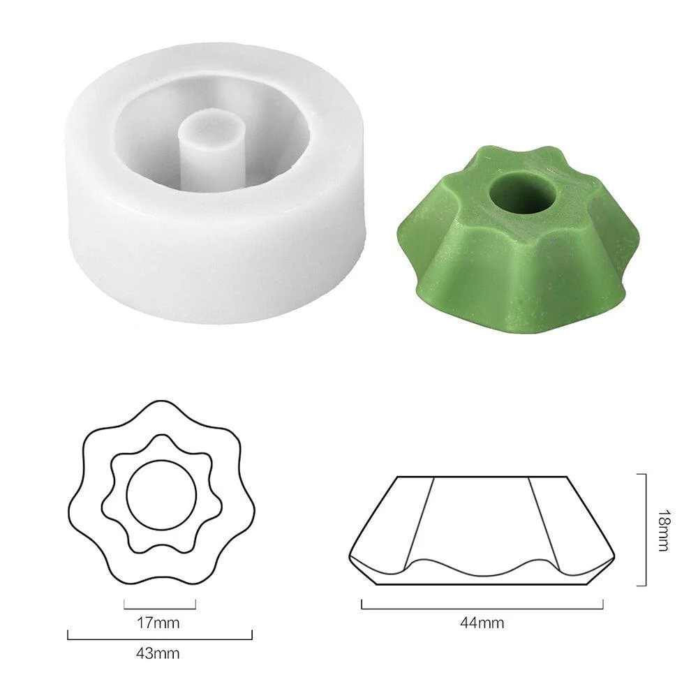 Christmas Themed Building Blocks Stackable Modular Candle Silicone Mold - Image 7