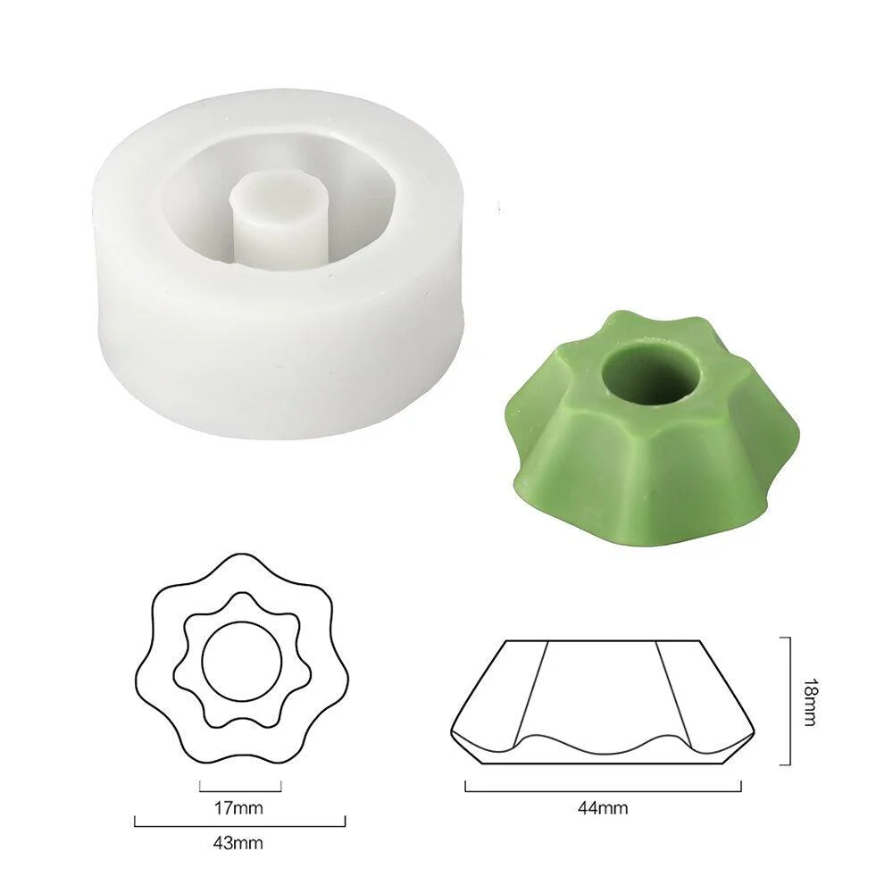 Christmas Themed Building Blocks Stackable Modular Candle Silicone Mold - Image 8