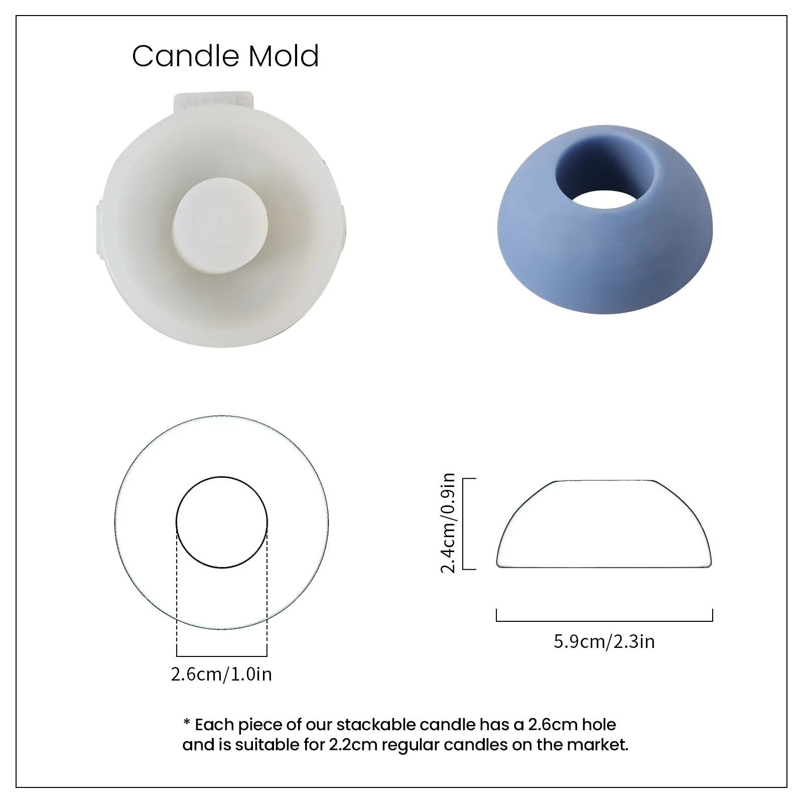 DIY Building Blocks Stackable Modular Candles Molds - Image 17