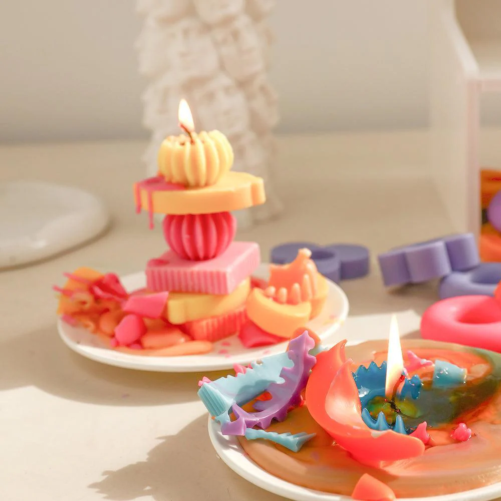 Stackable Modular Candle Silicone Mold - Image 5