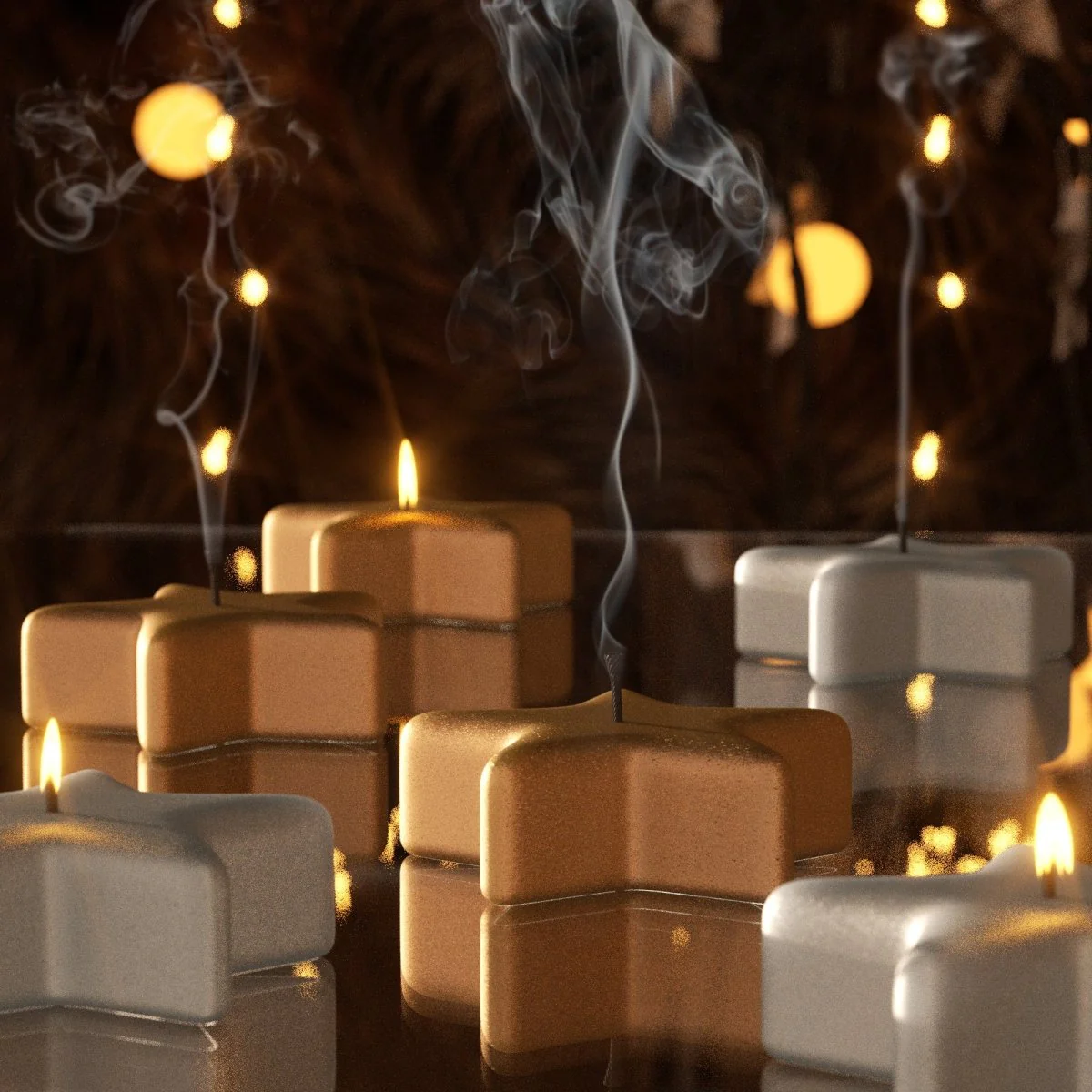 Twinkle Star Mini Candle Silicone Mold - Image 9