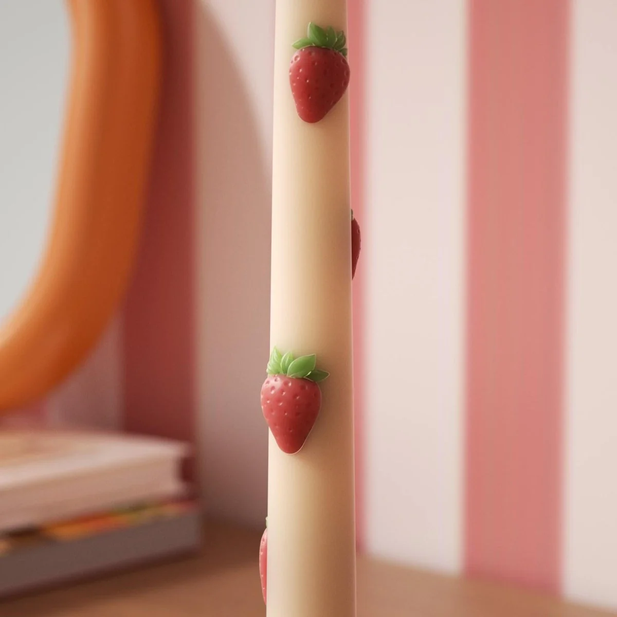 Strawberry Dreamlight Taper Candle Silicone Mold - Image 7