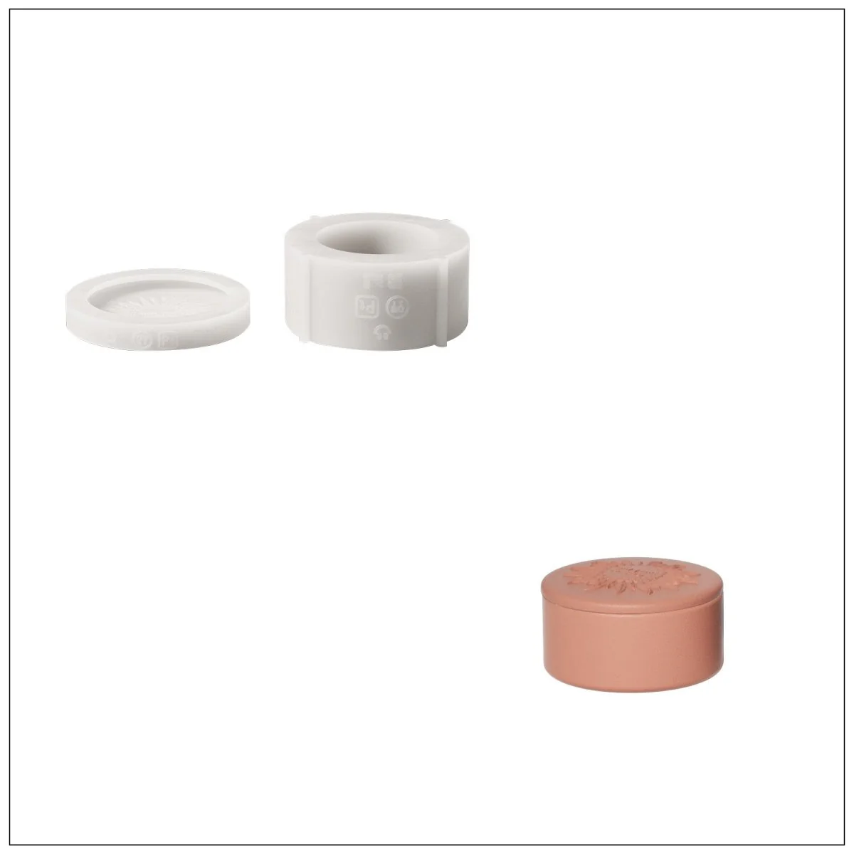 Sun Totem Candle Jar Silicone Mold - Short - Image 10