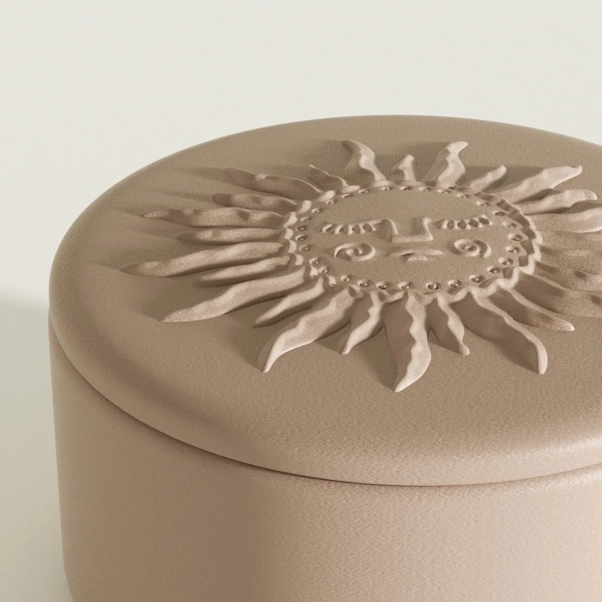 Sun Totem Candle Jar Silicone Mold - Short - Image 7