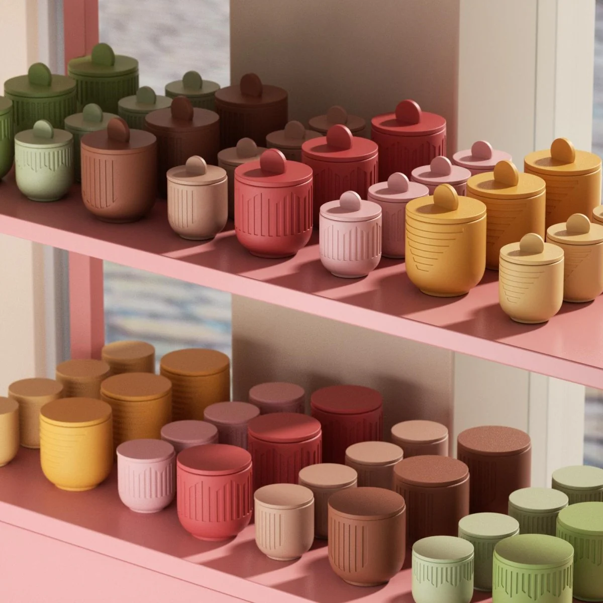 Rhythms of Nature Candle Jar Candle Refill Silicone Mold Collection