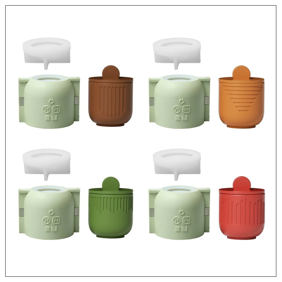 Rhythms of Nature Candle Jar Candle Refill Silicone Mold Collection - Image 15