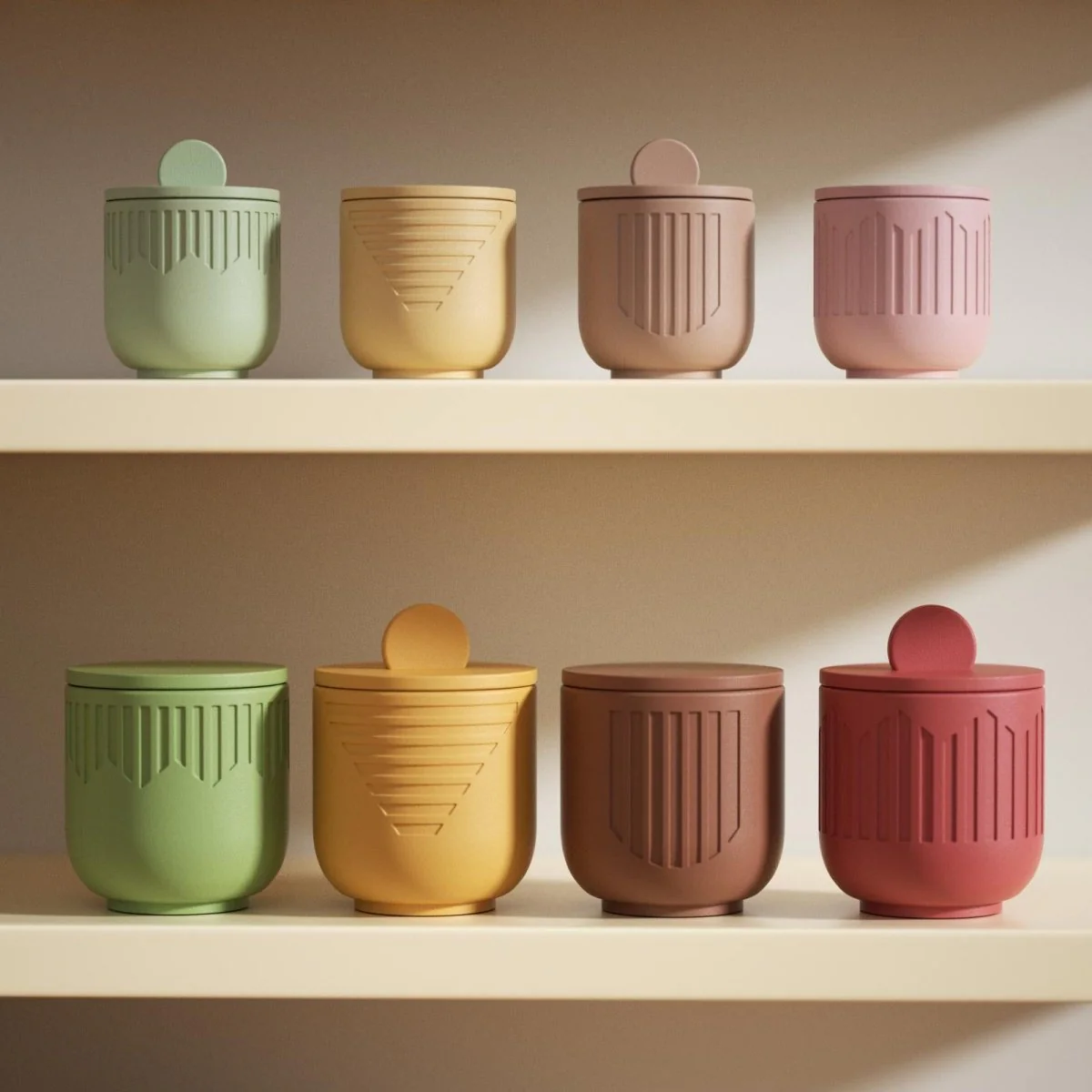 Rhythms of Nature Candle Jar Candle Refill Silicone Mold Collection - Image 3