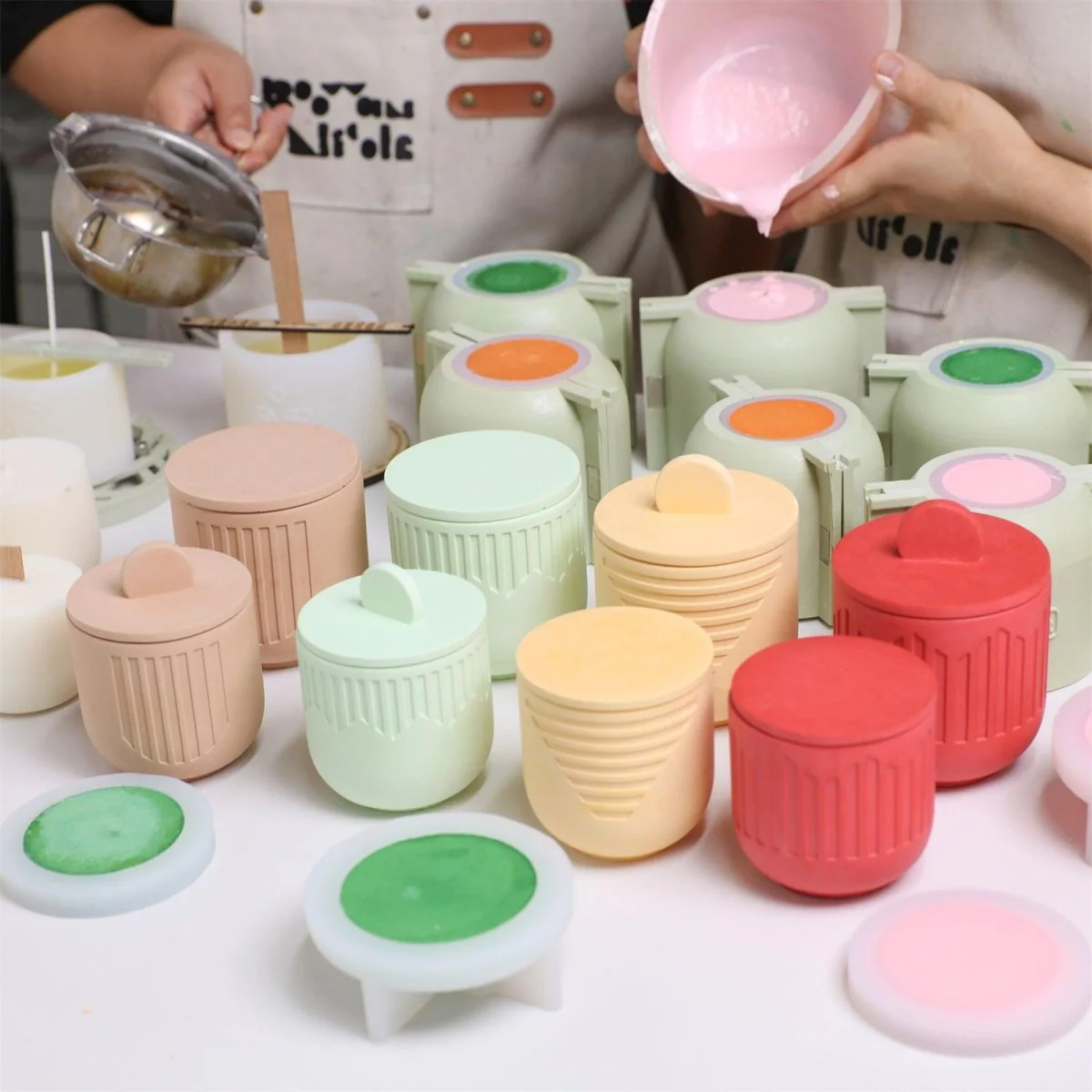 Rhythms of Nature Candle Jar Candle Refill Silicone Mold Collection - Image 4