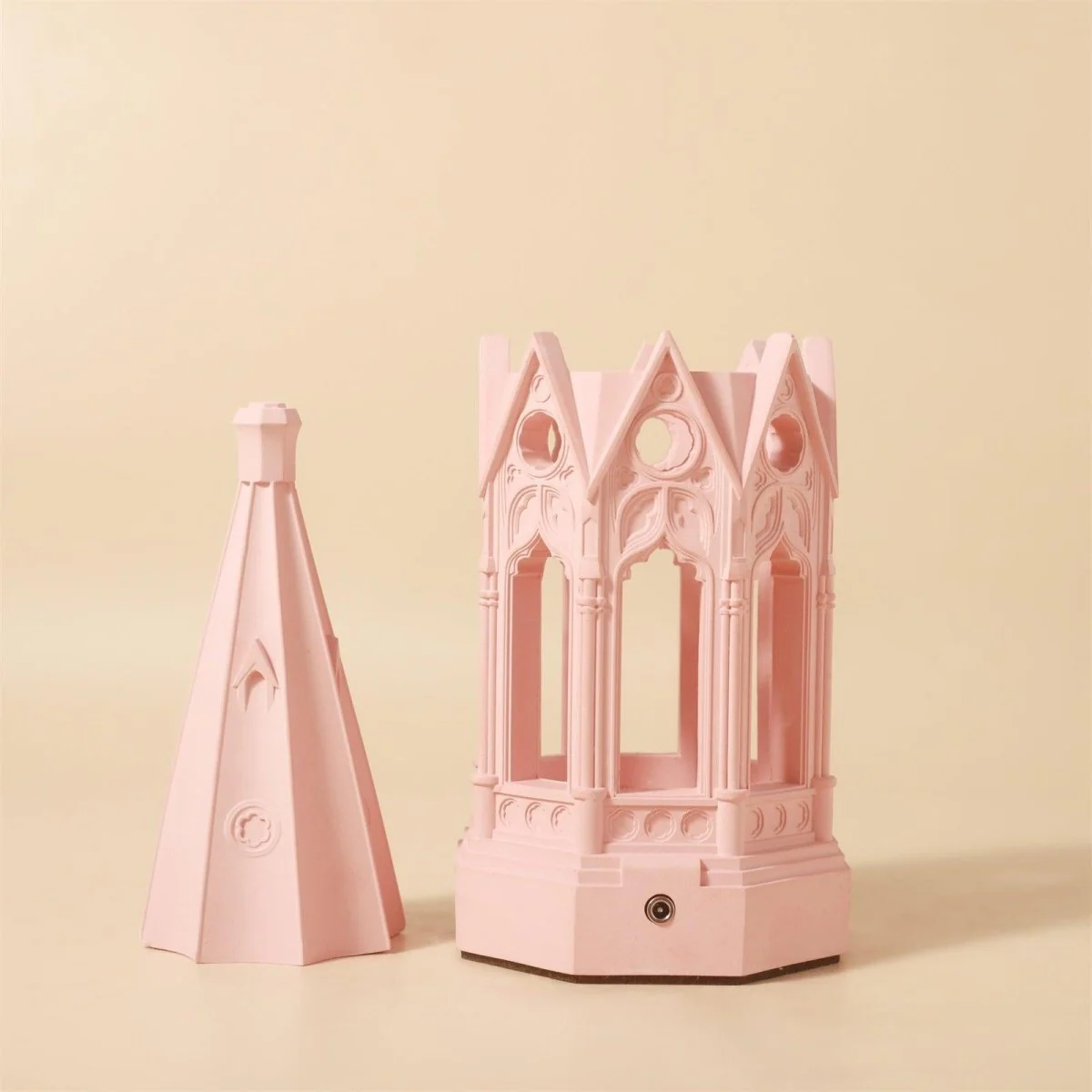 Gothic Revival Architecture Dimmable Rechargeable Table Lamp Silicone Mold and Accessories - Image 6