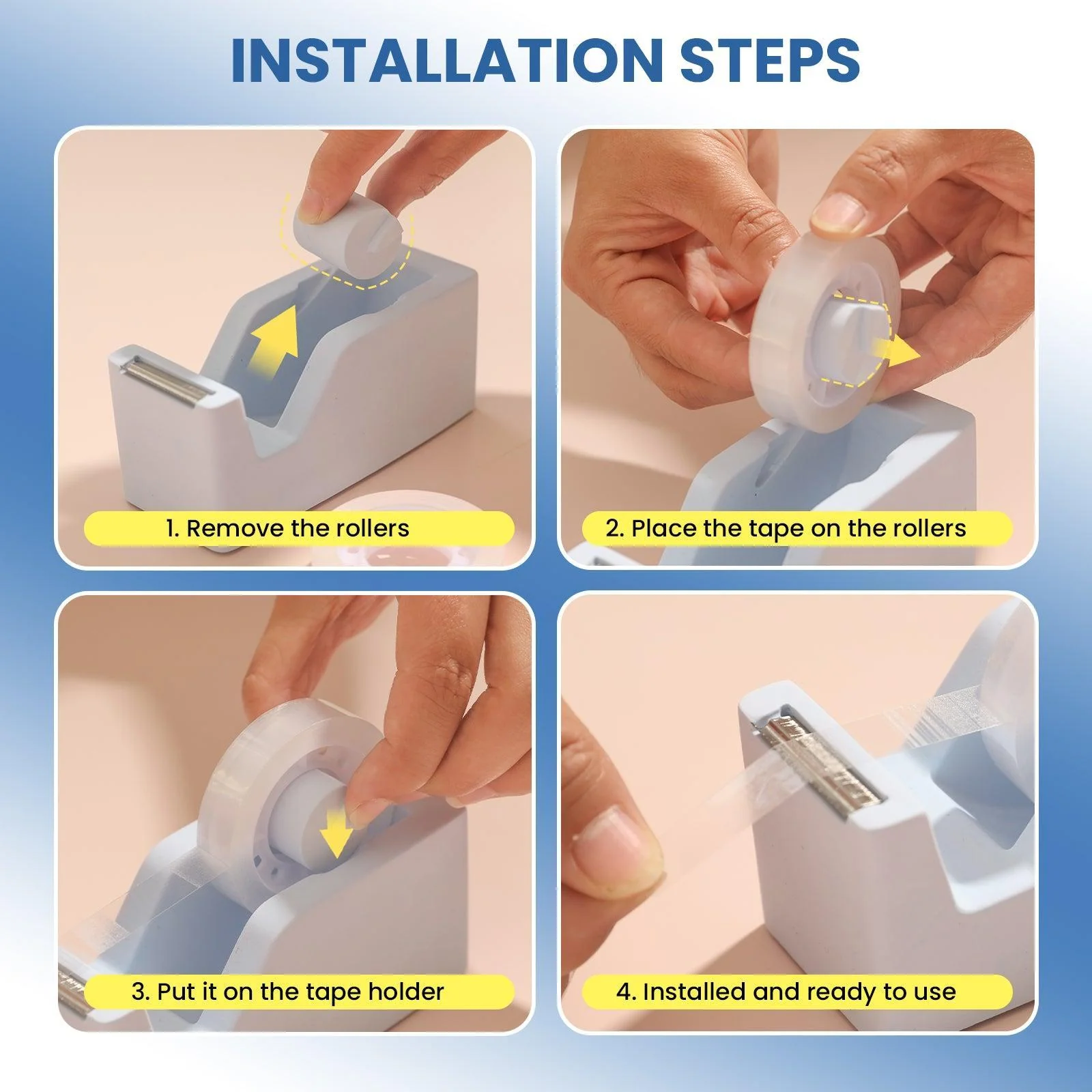 Handmade Stationery Office Tape Dispenser Silicone Mold - Image 8