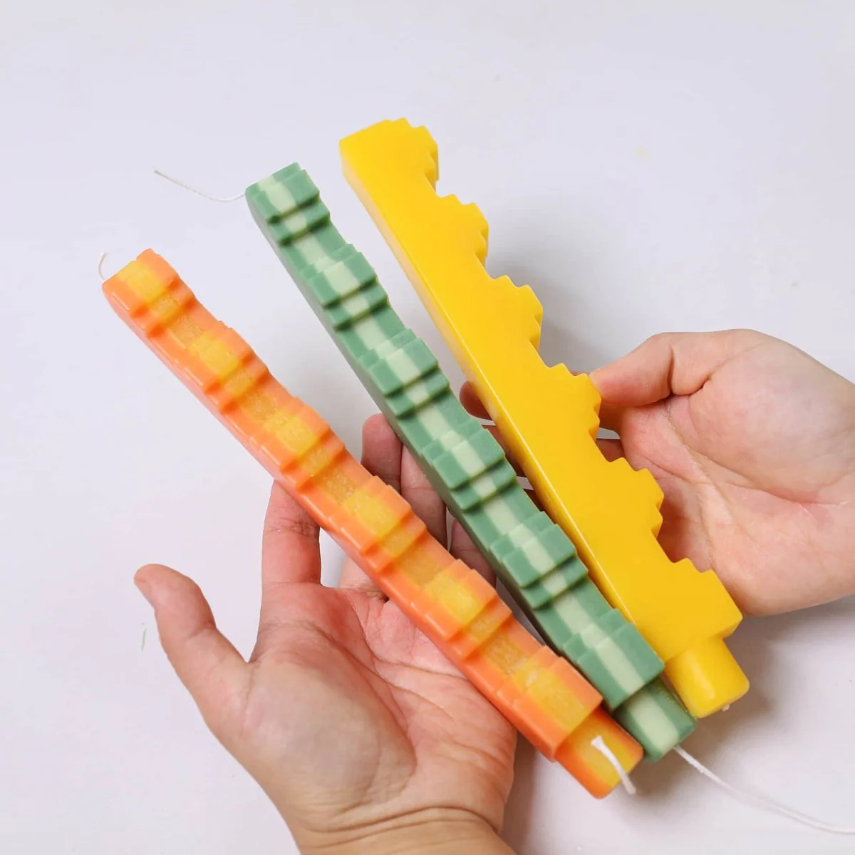 Zigzag Step Taper Candle Silicone Mold - Image 6