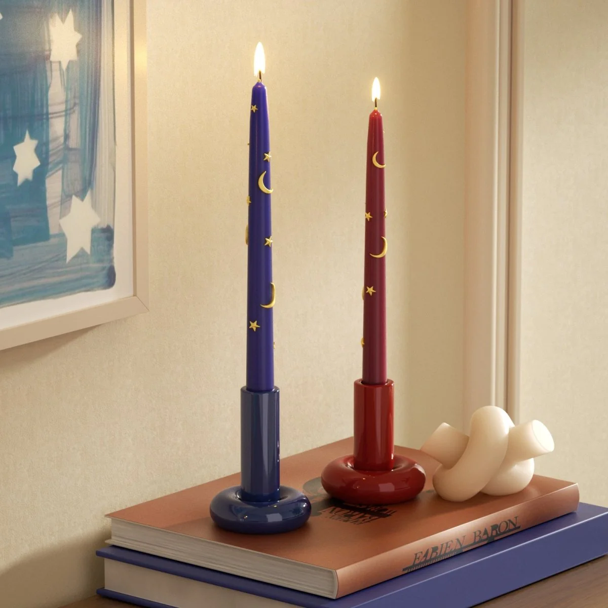 Midnight Magic Taper Candle Silicone Mold - Image 2