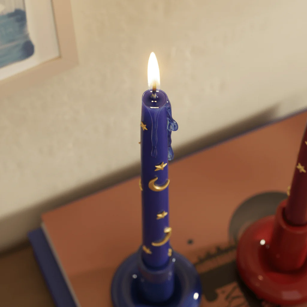 Midnight Magic Taper Candle Silicone Mold - Image 3