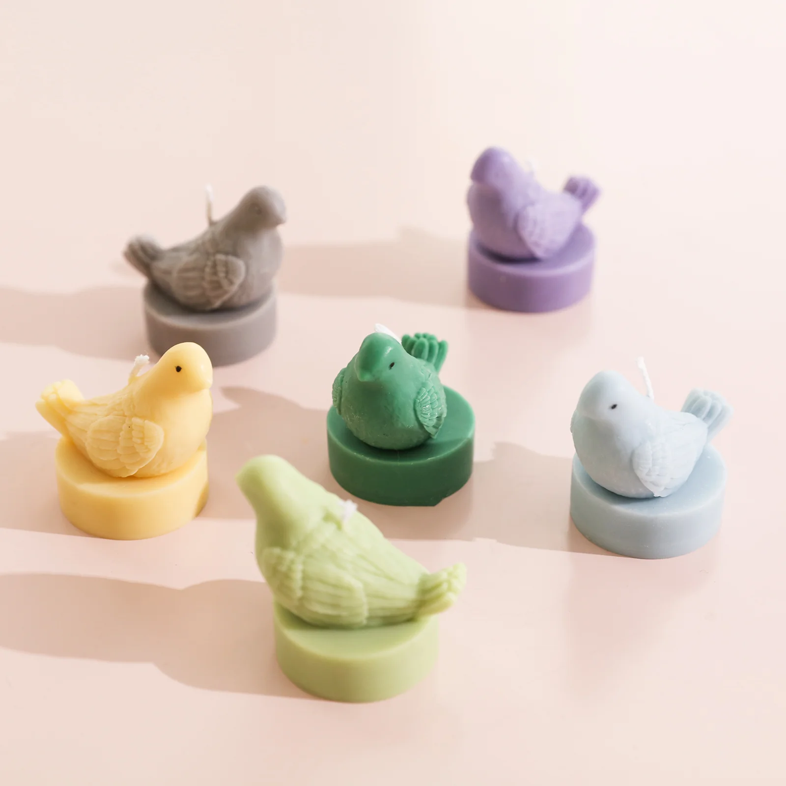Mini Dove Birdy Tealight Candle Silicone Mold - Image 8
