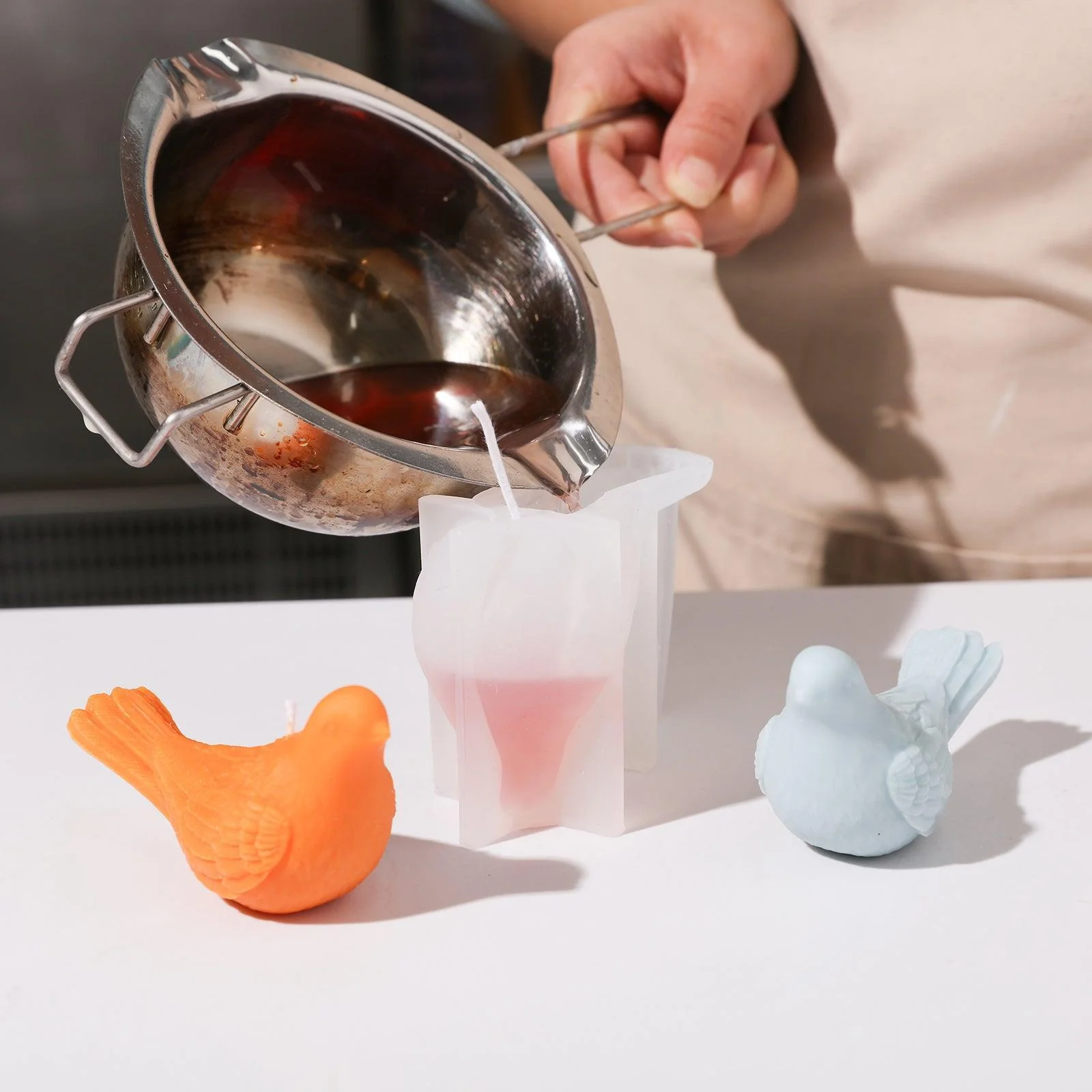 Dove Birdy Candle Silicone Mold - Image 2