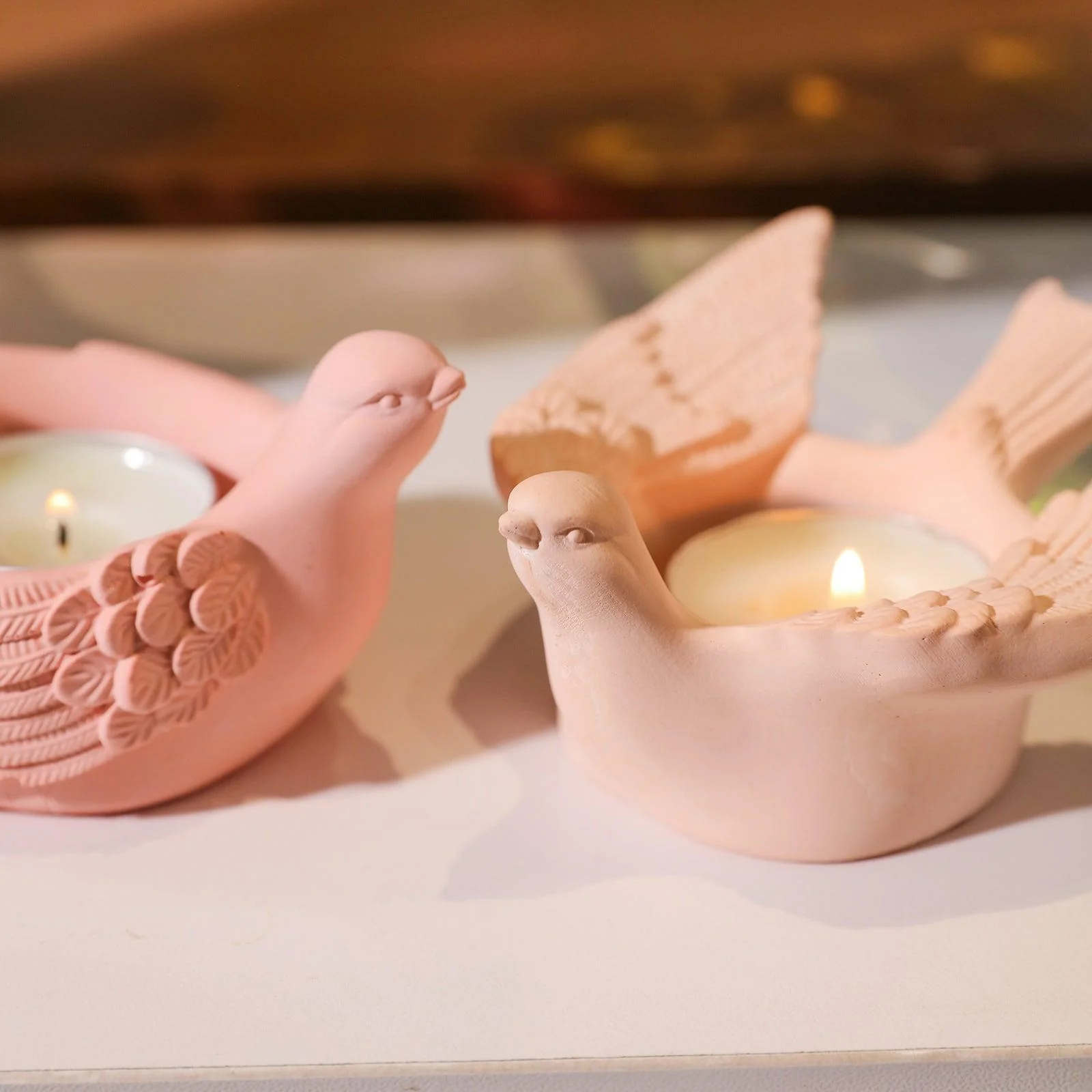Joyful Bliss Bird Tealight Candle Holder Silicone Mold - Ⅰ - Image 5