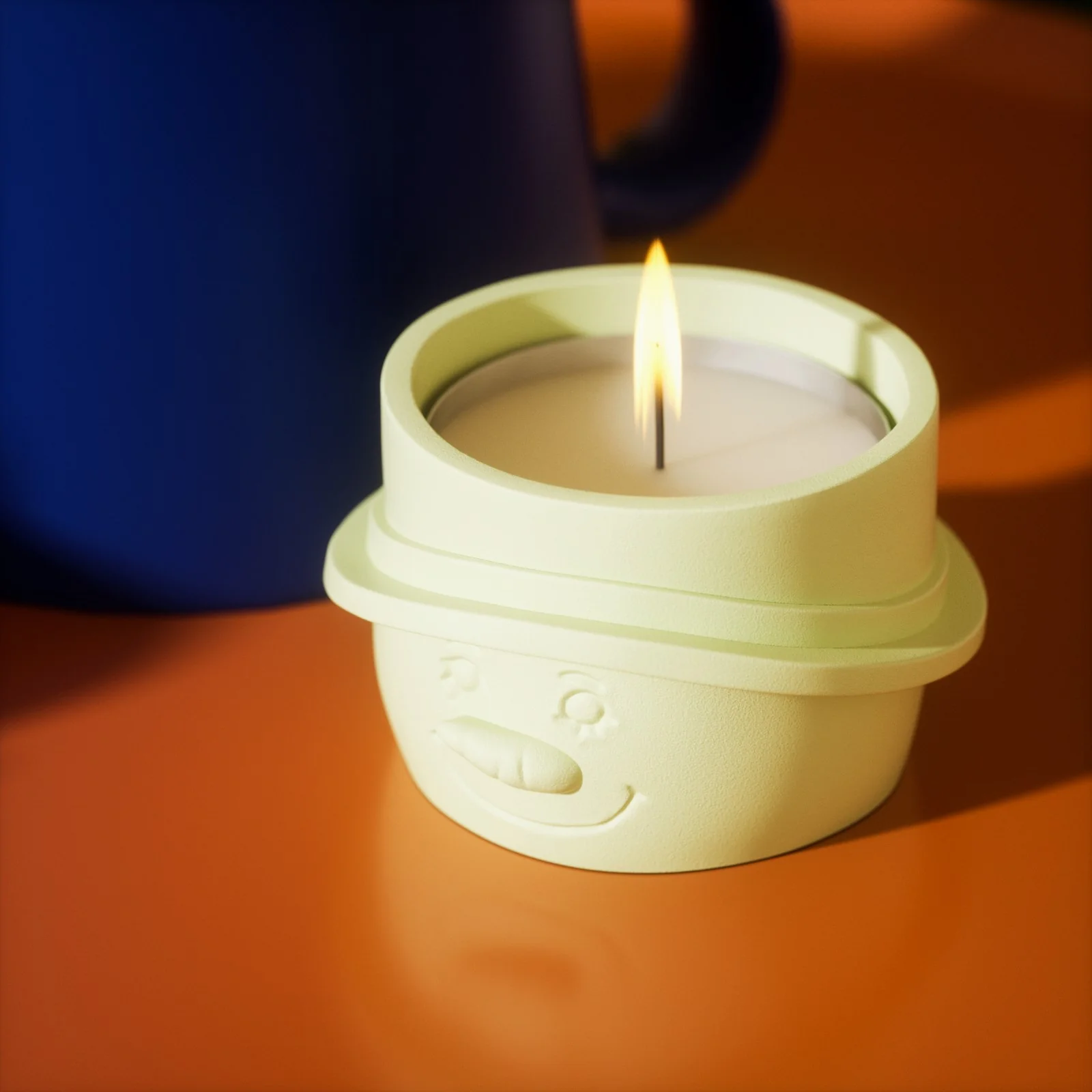Christmas Snowman Tealight Candle Holder Silicone Mold - Image 5