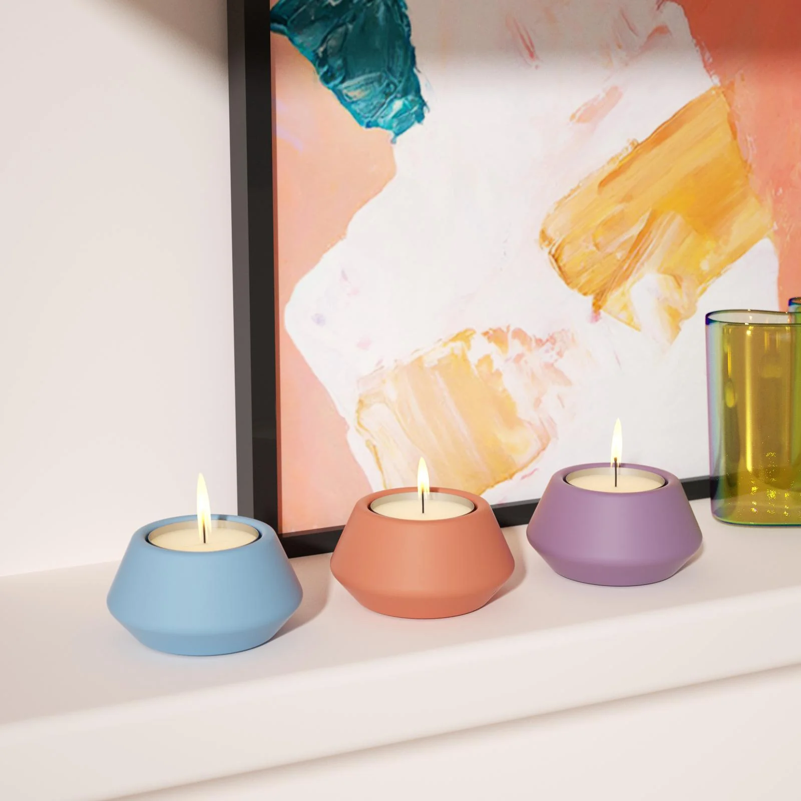 Zen Stone Tealight Candle Holder Silicone Mold - Image 8