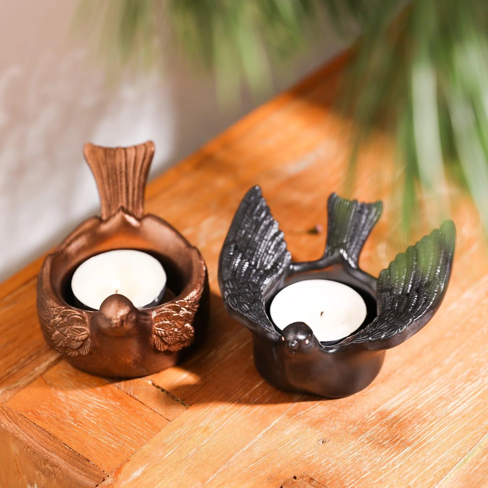 Joyful Bliss Bird Tealight Candle Holder Collection Silicone Mold - Image 6