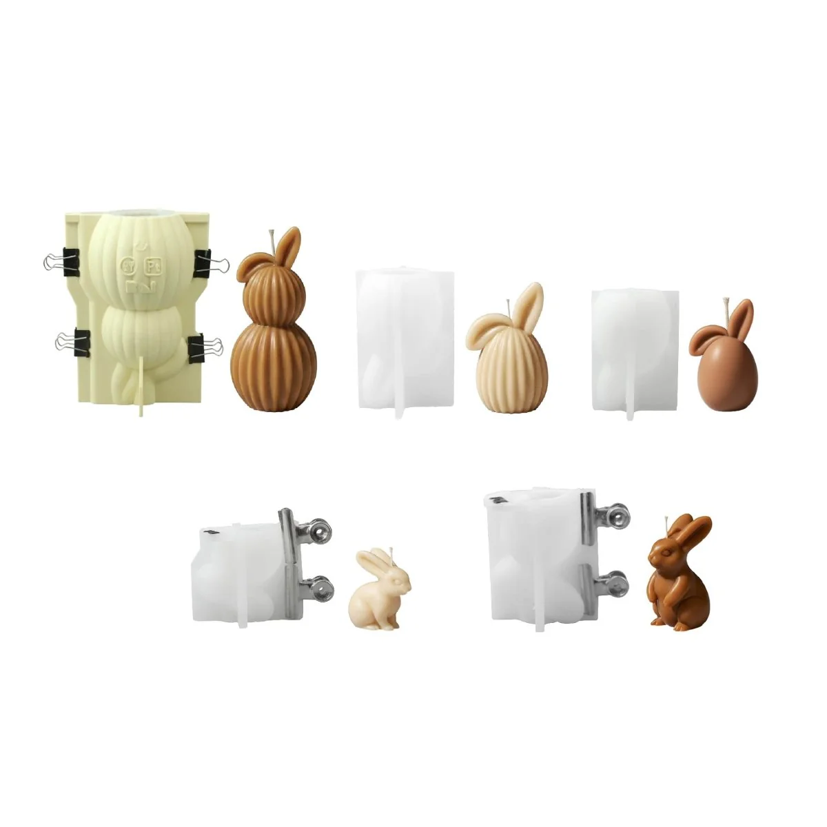 The Little Bunny Party Candle Silicone Mold Collection - Image 15
