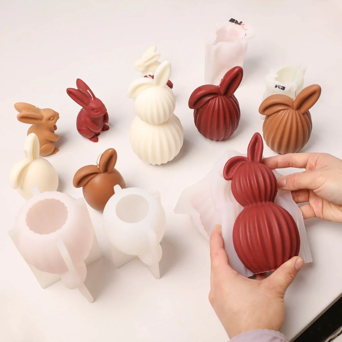 The Little Bunny Party Candle Silicone Mold Collection - Image 6