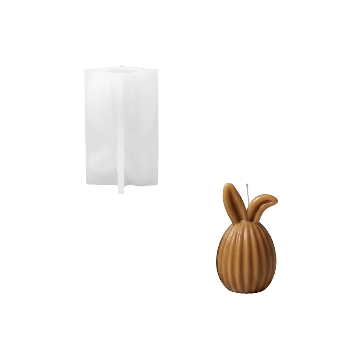 The Little Bunny Show Candle Silicone Mold Collection - Image 11